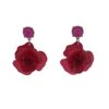 Camilla Pink Acrylic Flower Earrings