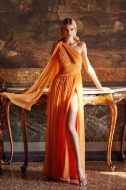 Sarelle - Orange -ALAMOUR DRESS SALE 106 edbec1ac 929c 49f2 b158 95121cf1729c