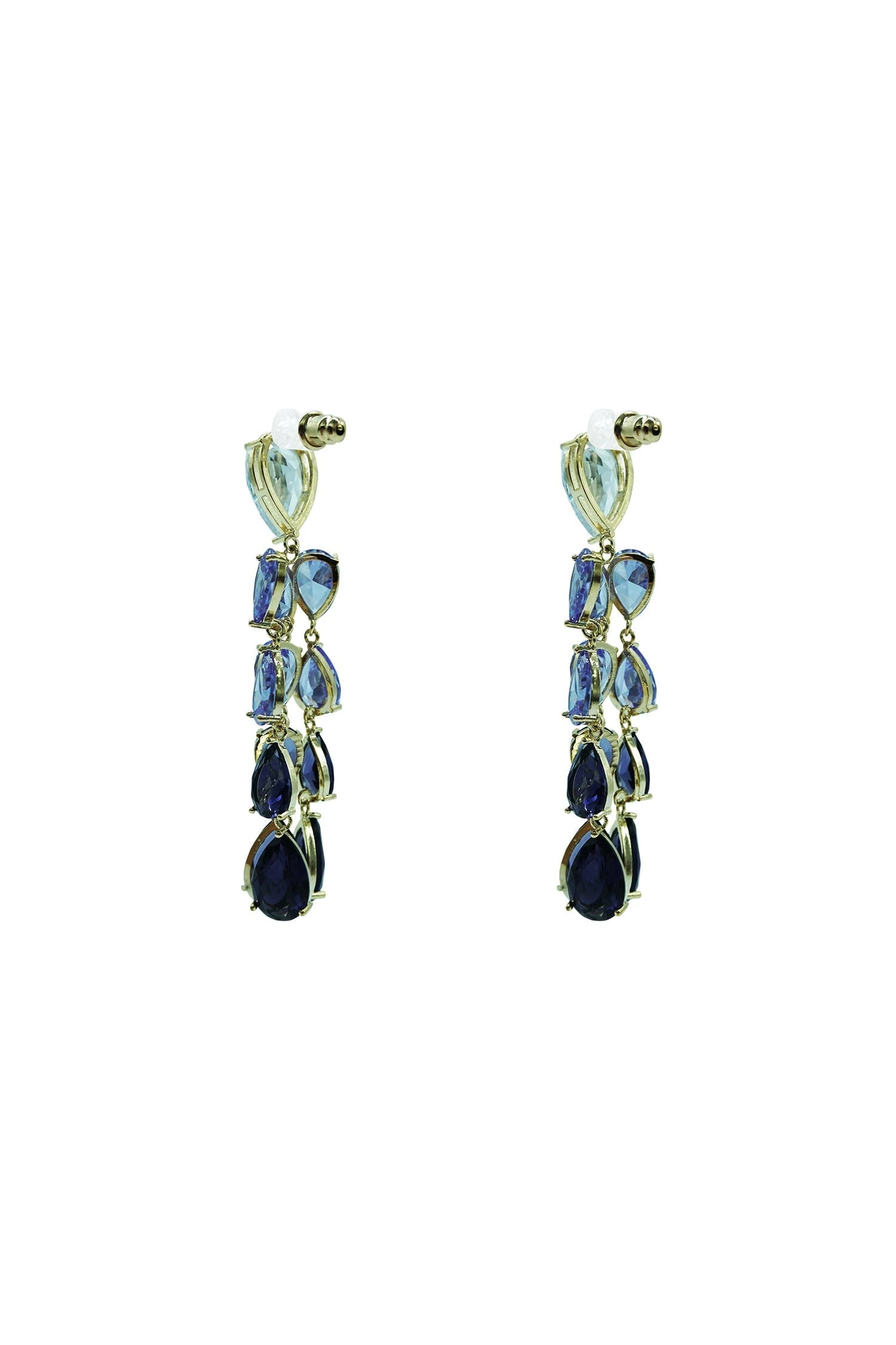 Celia Purple Duo Drop Earrings 2 Celia Purple Duo Drop Earrings - Image 2