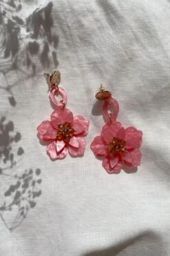 Petra Rose Flower Drop Earrings -ALAMOUR DRESS SALE 13 b58b8d8e e927 4553 aaa8 ae9a9a0ae1b1