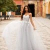 Laurensa Beaded Tulle Gown