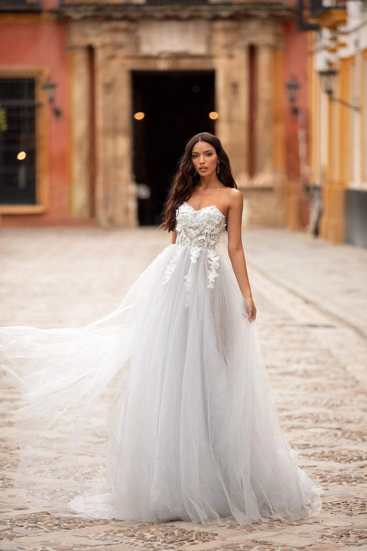 Laurensa Beaded Tulle Gown 5 Laurensa Beaded Tulle Gown - Image 5