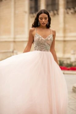 Litzy Beaded Tulle Gown - Baby Pink -ALAMOUR DRESS SALE 237 ced2dae0 e0fd 429f 93f4 8bc8f68b66c8