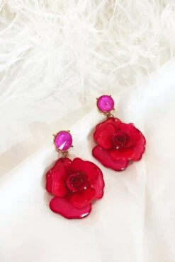 Camilla Pink Acrylic Flower Earrings 11 Camilla Pink Acrylic Flower Earrings -ALAMOUR DRESS SALE 23 2403cee3 2190 4ad9 92df c7340066e73f