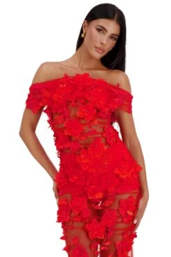 Florentina Floral 3D Red Roses Dress Dress 18 Florentina Floral 3D Red Roses Dress Dress -ALAMOUR DRESS SALE 26 e0ec9347 7fd7 4f14 9e84 9fd7e72c195c