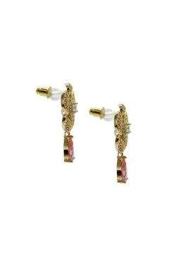 Danielle Gold Diamante Flower Earrings -ALAMOUR DRESS SALE 27 6e78e9a9 da47 4c3c b0d4 5c6d03ed0fe1