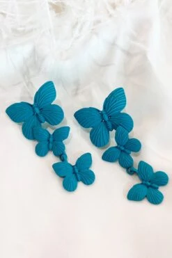 Lolita Blue Butterfly Drop Earrings -ALAMOUR DRESS SALE 29 75a47387 e7ca 42c8 bba0 724e8e2f71c6