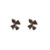 Alieen Red Bow Diamante Earrings