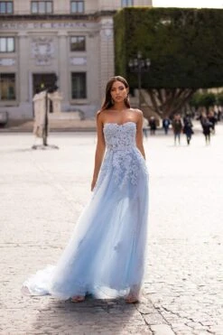 Estafania Beaded Tulle Gown - Baby Blue -ALAMOUR DRESS SALE 84 3a588ac8 4ae9 43db ac01 ebb785db5f3e