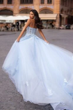 Estafania Beaded Tulle Gown - Baby Blue -ALAMOUR DRESS SALE 90 d7d214af 50f8 46c3 886b 3077164ab7a7