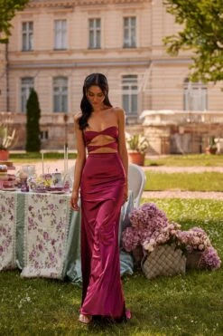 Sarah - Burgundy -ALAMOUR DRESS SALE 95 06176e37 5cf3 4af9 b845 3f5ad7193bfa