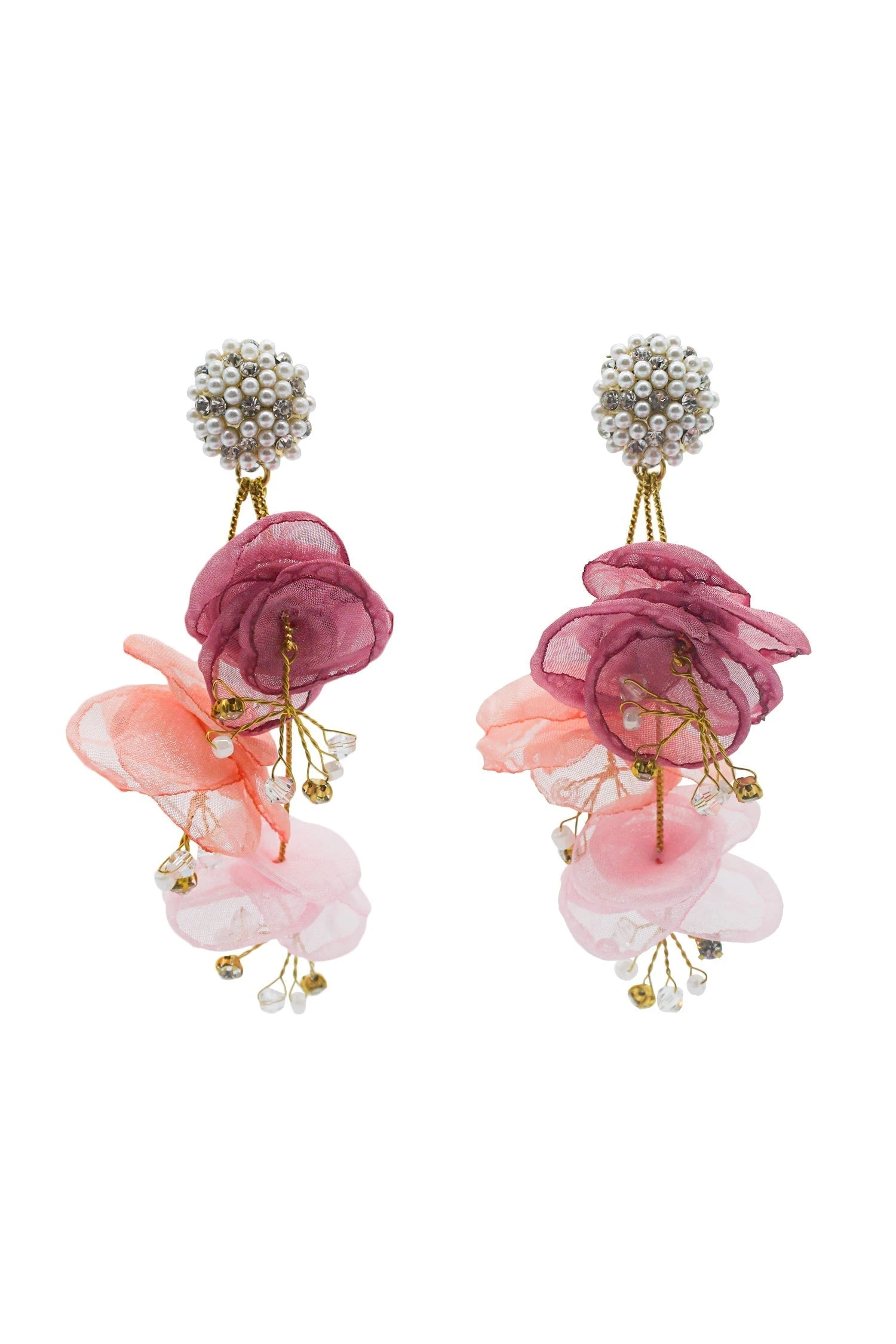 Emilita Pink Petal Earrings 1 Emilita Pink Petal Earrings