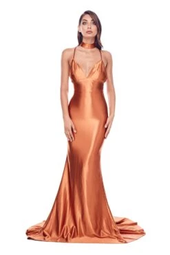 Amina - Golden Rust -ALAMOUR DRESS SALE Amina GoldenRust1