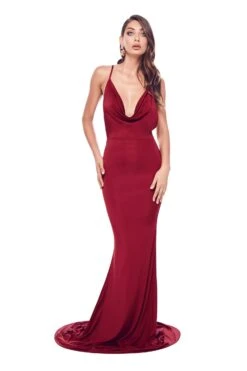 Antonia - Wine Red -ALAMOUR DRESS SALE Antonia WineRed2