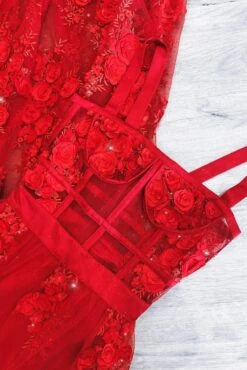 Mariella - Red 9 Mariella - Red -ALAMOUR DRESS SALE FLATLAY6