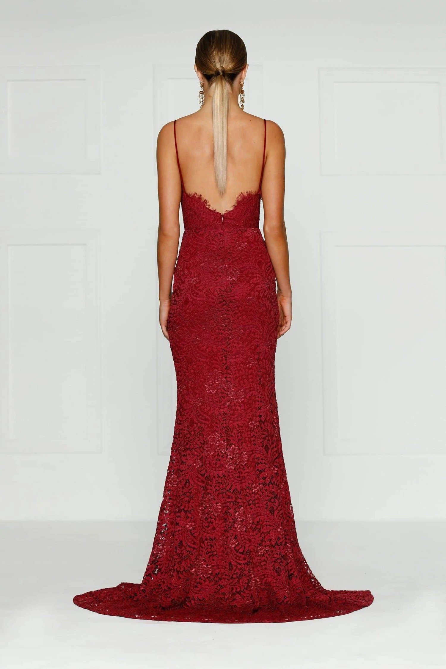 Layali - Burgundy 4 Layali - Burgundy - Image 4