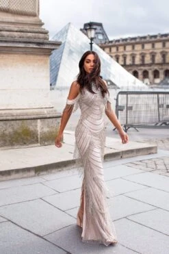 Joeliyn Beaded Gown 8 Joeliyn Beaded Gown -ALAMOUR DRESS SALE SW27