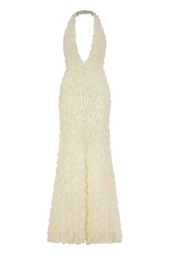 Alura Roses Floral Cream Maxi Gown -ALAMOUR DRESS SALE alura 2