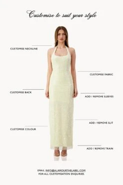 Layla One Shoulder Jersey Mauve Pink Gown -ALAMOUR DRESS SALE custom options 2