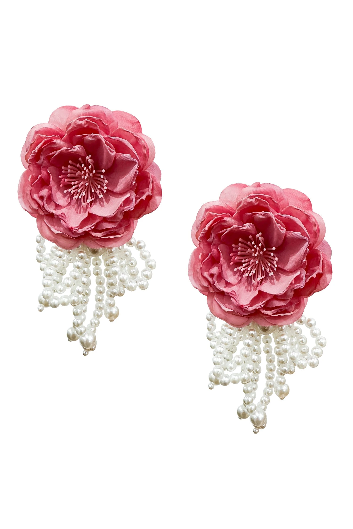 Elettra Pearl Flower Earrings 5 Elettra Pearl Flower Earrings - Image 5