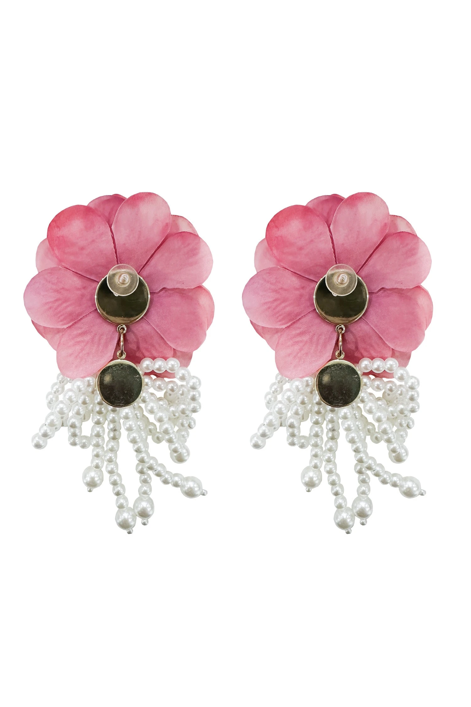 Elettra Pearl Flower Earrings 6 Elettra Pearl Flower Earrings - Image 6