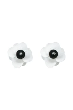 Katie White Flower Studs -ALAMOUR DRESS SALE earrings133 773748f1 1ffd 412f b9d1 b4d504f34e30