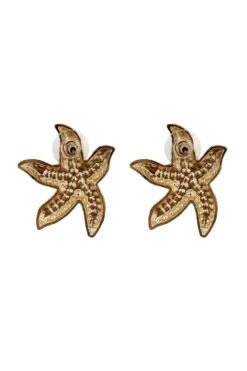 Heidi Pink Starfish Earrings -ALAMOUR DRESS SALE earrings142