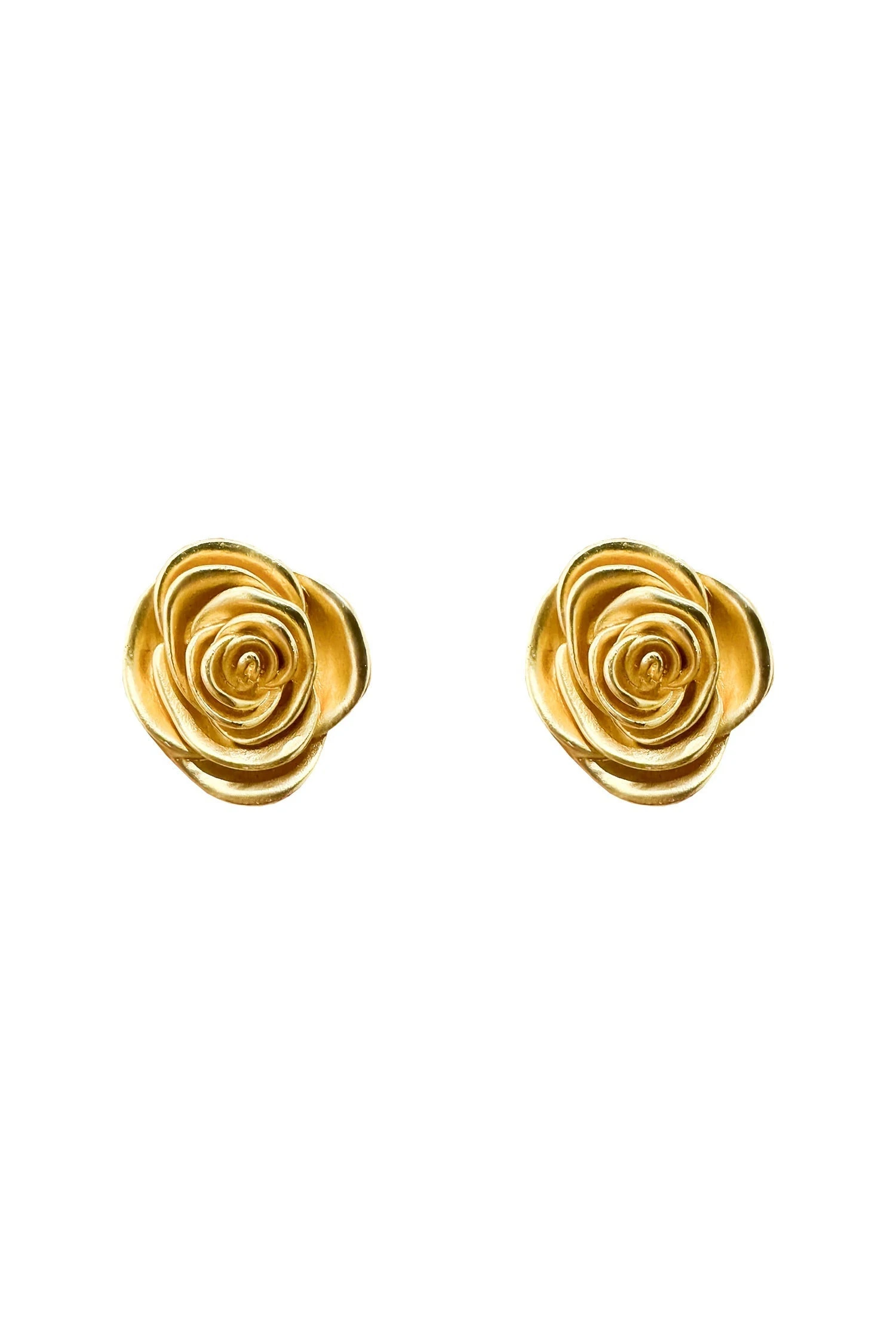 Rosamund Gold Flower Earrings 1 Rosamund Gold Flower Earrings