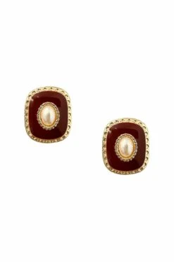 Desirae Burgundy Earrings -ALAMOUR DRESS SALE earrings289 a2986331 41ac 4e6b b93e 87eb59ae7cdb