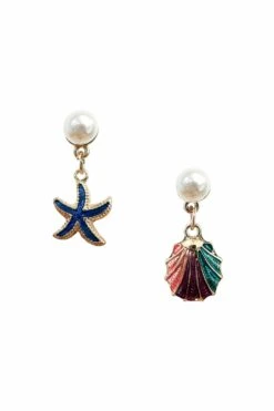 Stella Asymmetrical Starfish Earrings -ALAMOUR DRESS SALE earrings292 44a0ecb3 1701 4ba9 acca 42f7f183fa21