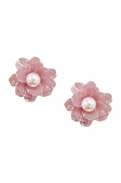 Nevali Pink Flower Earrings -ALAMOUR DRESS SALE earrings295 b91ee83f ab9d 4def bcdd 6326f08d1ddf