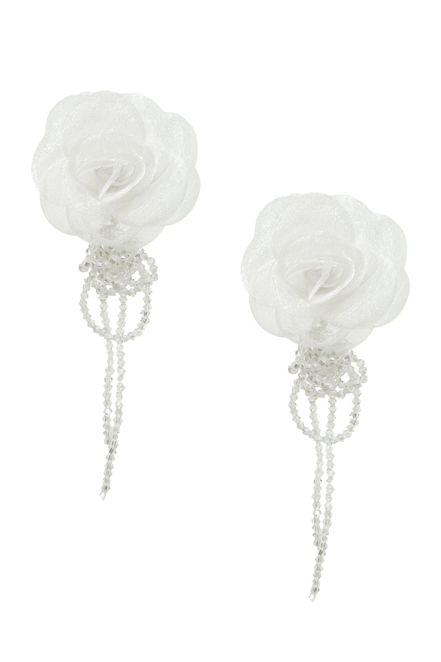 Ciana White Flower Earrings 5 Ciana White Flower Earrings - Image 5