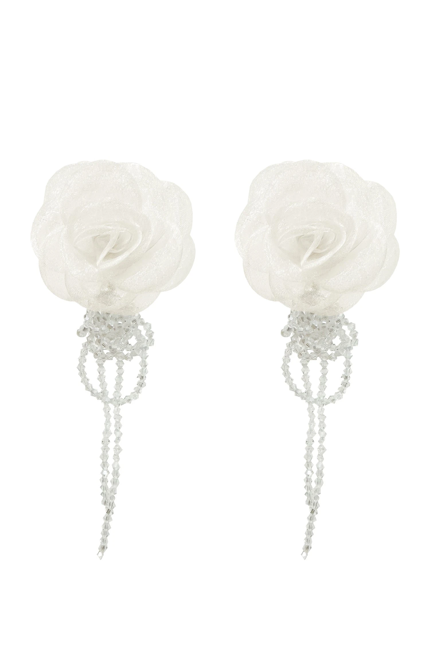 Ciana Cream Flower Earrings 1 Ciana Cream Flower Earrings