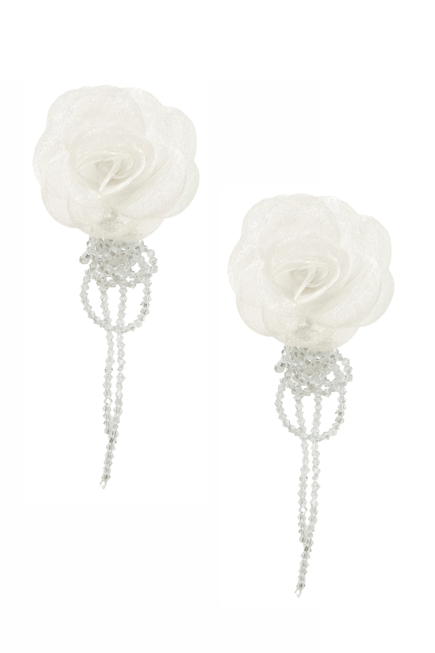 Ciana Cream Flower Earrings 5 Ciana Cream Flower Earrings - Image 5
