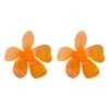 Kimberly Orange Statement Earrings
