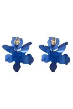 Luna Royal Blue Flower Earrings -ALAMOUR DRESS SALE earrings359 766c0b0a 5abf 4e66 a129 52045f267faa