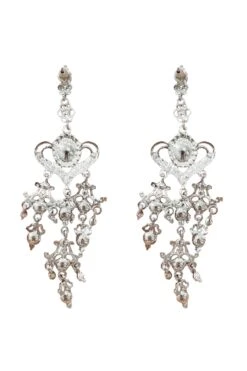 Graziana Pink Diamante Earrings -ALAMOUR DRESS SALE earrings374