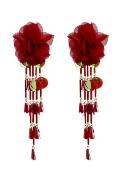 Anita Red Earrings -ALAMOUR DRESS SALE earrings384 1f2a59df e40d 43aa af16 3874ff8850c0
