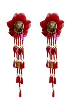 Anita Red Earrings -ALAMOUR DRESS SALE earrings386 e4ada82a a928 45e0 9e8e fbb0bf328d58