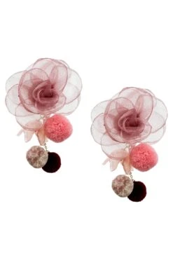 Phoebe Mauve Statement Earrings -ALAMOUR DRESS SALE earrings388 bd409118 ec3d 4f5a 9ae9 7919d14f16fe