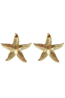 Tiarna Gold Starfish Earrings -ALAMOUR DRESS SALE earrings39