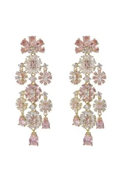 Genevieve Pink Chandelier Earrings 9 Genevieve Pink Chandelier Earrings -ALAMOUR DRESS SALE earrings40 6913faf5 b8b1 4cfa a5ce 2eac65527dd1