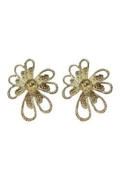 Sarah Fuchsia Flower Earrings 7 Sarah Fuchsia Flower Earrings -ALAMOUR DRESS SALE earrings51