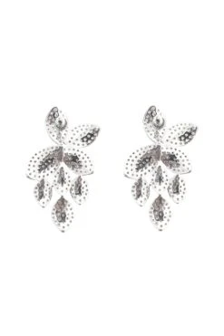 Lindsey Silver Diamante Earrings 8 Lindsey Silver Diamante Earrings -ALAMOUR DRESS SALE earrings73