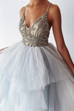 Valeriya Beaded Tulle Gown -ALAMOUR DRESS SALE flatlay13