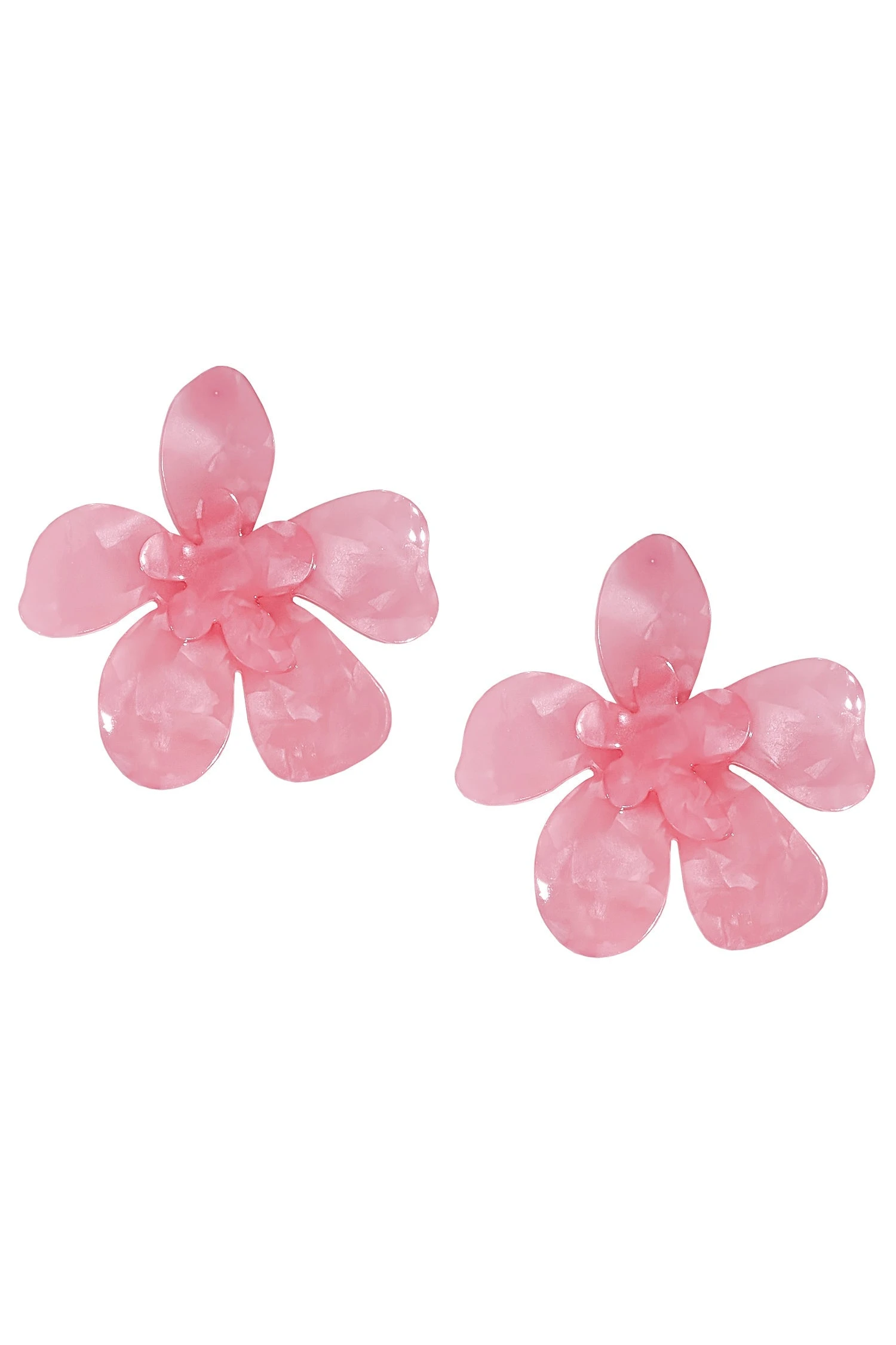 Kimberly Pink Statement Earrings 2 Kimberly Pink Statement Earrings - Image 2