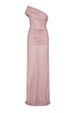Layla One Shoulder Jersey Mauve Pink Gown -ALAMOUR DRESS SALE layla 1 gm 61f07850 29ae 44a8 8614 0e734282207a