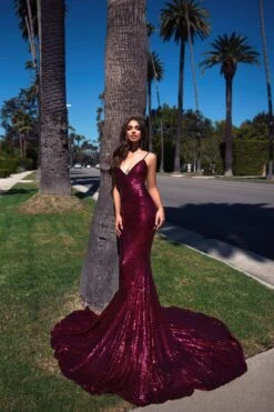 Yassmine Luxe - Burgundy